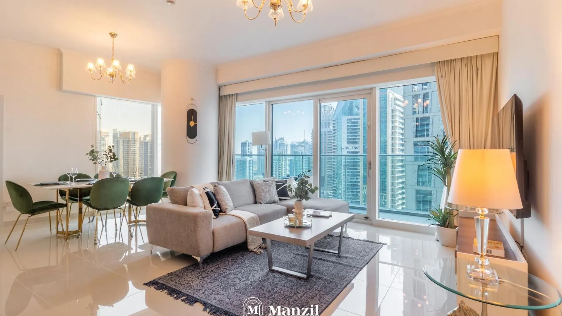 Apartamento Manzil - 2Br In Dubai Marina With Sea And Marina View
